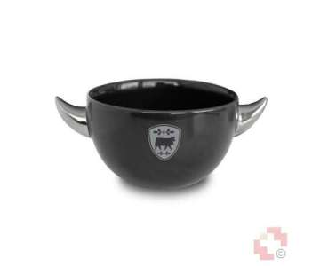 Steinlin Schale Hrner mit Platin-Dekor