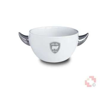 Steinlin Schale Hrner mit Platin-Dekor