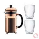 Bodum Kaffeezubereiter Kupfer 1.0l