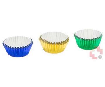 Patisse Pralinenfrmchen Alu 75St ass.