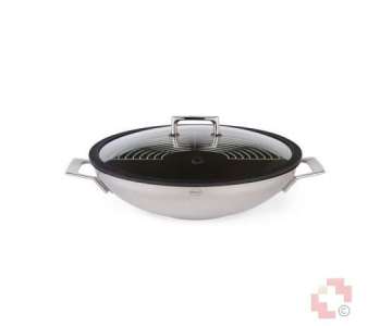 Rsle Silence Wok mit Deckel Inox