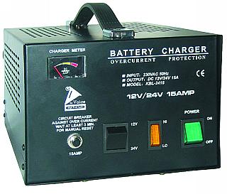 Kfz Batterie-Ladeger�t McVoice KBL-2415 12 und 24V=/15A