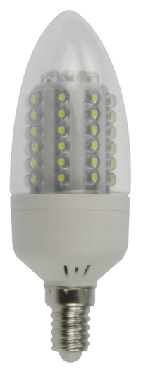 LED Leuchtmittel Kerze klar 3W E14 warmwei�