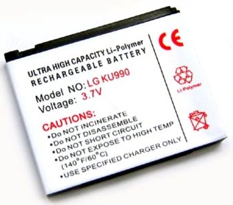Akku Li-Polymer 1000 mAh zu LG KC910 Renoir