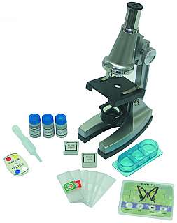 Mikroskop McTrack Little Scientist Vergr�sserung 600x, 15 Zubeh�rteile