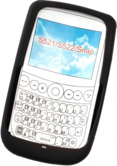 Silicon Case Black zu HTC Snap
