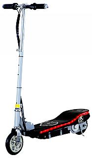 Elektro-Scooter McFun Lightline-R Schwarz mit rotem Licht NICHT zugelass.im Bereich der StVZO!