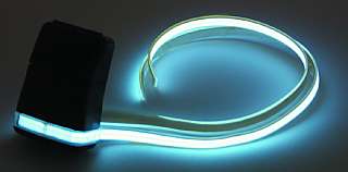 Fahrrad-Sicherheitslicht CaliforNEON Leuchtfolie 5mm x 75cm und Batteriebox