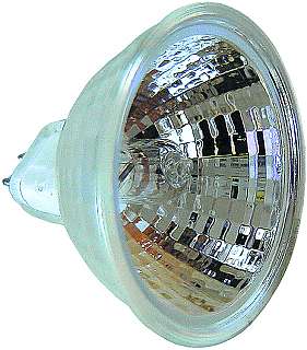 Halogen-Spiegellampe McShine MR16, 50mm Durchmesser, 12V/75W, 36 Grad Flood, mit Frontglas