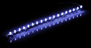 LED-Leiste McShine, 18 LEDs, flexibel, 30cm lang, weiss