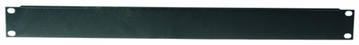 Frontplatte Z-19 U, Stahl, schwarz 1HE