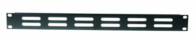 Frontplatte Z-19 U schwarz m.L�ftung 1HE