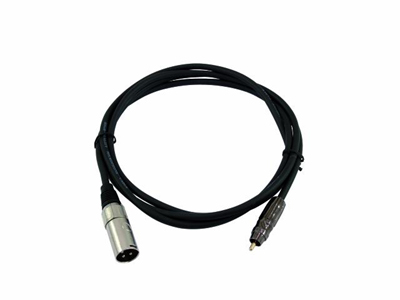 Kabel AC-06 Cinch/XLR (M),60cm, schwarz