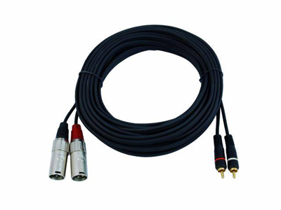 Kabel XC2-100 2xXLR male/2xCinch 10m