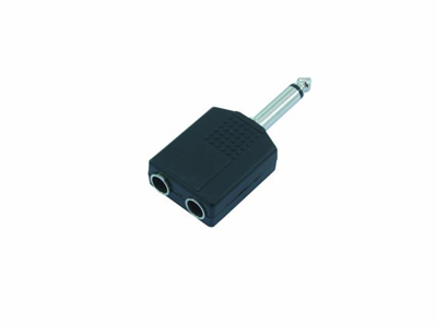 2-Klinkenbuchse/1-Kl.Stecker mono /10