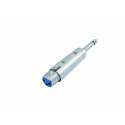 Adapter XLR-Kupplung/Klinkenstecker mono
