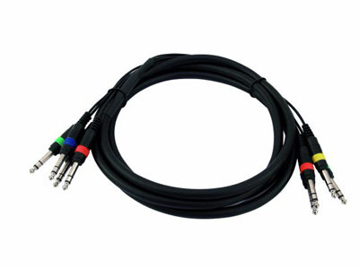 Snake-Kabel 4x Klinke/4x Klinke ster, 6m