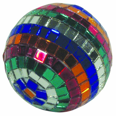 Spiegelkugel MULTICOLOR 5cm ohne Motor