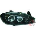 Designscheinwerfer set Megane, 99-02 Klarglas/schwarz