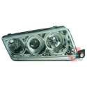 Designscheinwerfer Set Fabia, 99-07 H7/H1 Klarglas/chrom