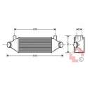Ladeluftk�hler Transit, 00->> f�r Heckantrieb