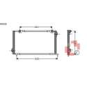 Kondensator Honda Accord, 98-02 592x360