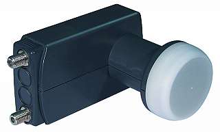 Digital Twin-LNB f�r 2 Teilnehmer, HDTV-f�hig, 0,4db