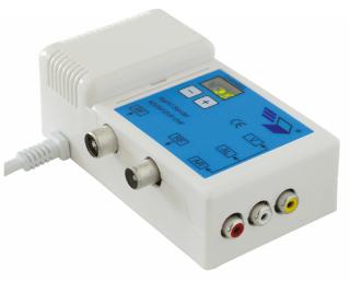 UHF-Modulator MOD-1, 230V, TV-Direktanschluss f�r �-Kameras, DVD-Player uvm.