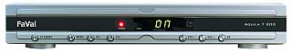DVB-T Receiver FAVAL Aquila T200, 2x Scart und HF-Ausgang koaxial, silber