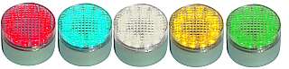 LED-Aussenleuchten-Set, chrom 5-tlg. 12x LED, 5-farbig, IP68