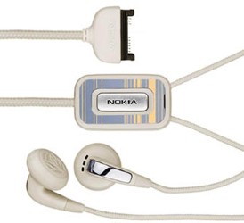Stereo-Headset wei� HS-31 zu Nokia 3250