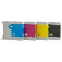 Tintenpatronen Set zu Brother IntelliFax 1360 LC1000VALBP yellow - gelb