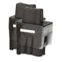 Tintenpatronen Doppelpack zu Brother MFC-410cn LC900BKBP2 black - schwarz