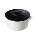 Kasserolle rund, 22 cm, 2.4l, schwarz, Induktion GK