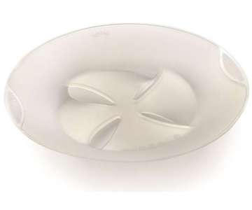 Kochdeckel/Blume 27 cm, weiss
