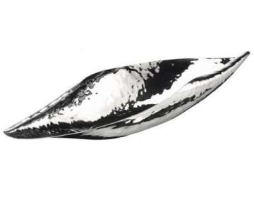 Schale lnglich, 71,5x22,5x11cm, gehmmert