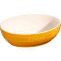 Keramik Schssel 2-er Set, gelb, 23/27 cm