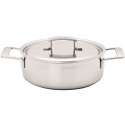 Industry Kochtopf nieder 24cm 2 Griffe + Deckel
