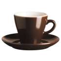 Caff ti amo Cappuccinotasse mit Unterer 0.17 lt. braun