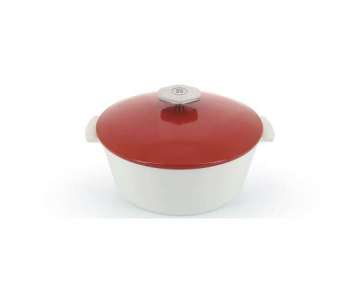 RVL 2 Kasserolle rund,  26 cm, 3.4 l, rot, Induktion
