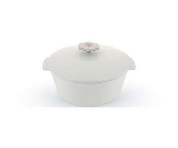 RVL 2 Kasserolle rund,  26 cm, 3.4 l, weiss, Induktion