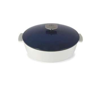 RVL 2 Kasserolle rund u. tief,  28 cm, 3.6 l, blau, Induk.