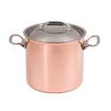 INOCUIVRE Kochtopf hoch Kupfer/Edelstahl 20cm m. Deckel