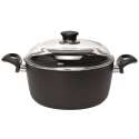 Rialto Kochtopf m. zwei Griffen u. Deckel, 24 cm