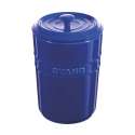 Keramik Aufbewahrungsbehlter m. Deckel, blau, 1.5l / 14 cm