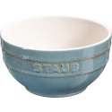 Keramik Schssel gross, antik-trkis, 17 cm
