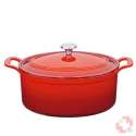 Spring Brter Guss mit Deckel oval