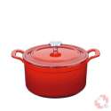 Spring Brter Guss mit Deckel rot